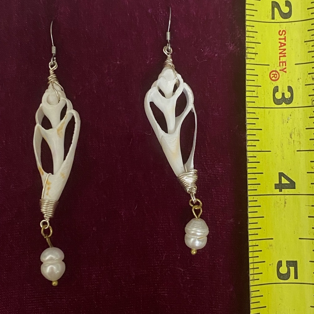 Seashell earrings - Picture 4 of 4